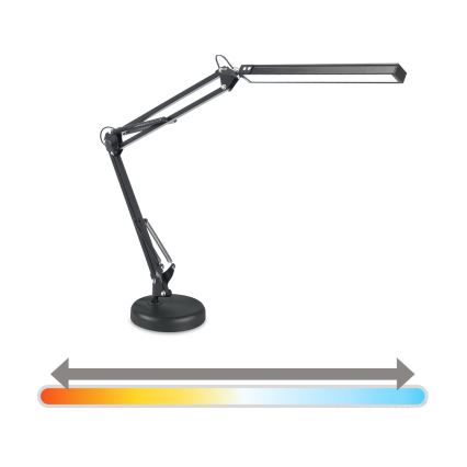 Brilagi - LED Stmívatelná stolní lampa 2v1 USB VARIO LED/14W/5V 3000-6000K černá