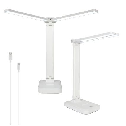 Brilagi - LED Stmívatelná stolní lampa MODO DUO LED/8W/5V 3000/4000/6500K bílá