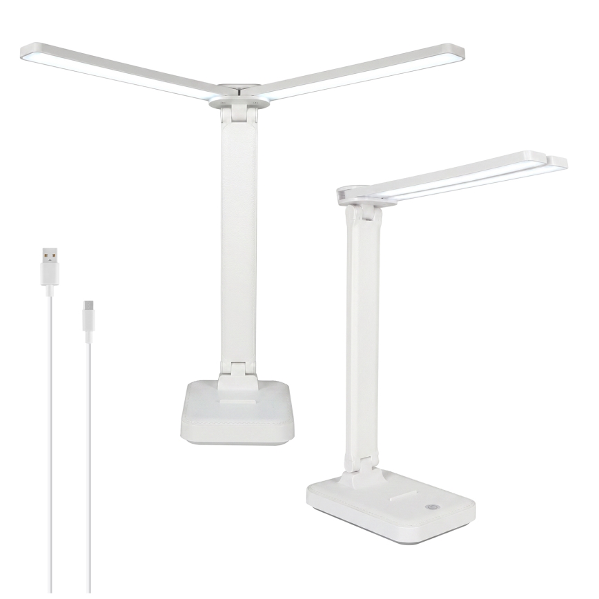 Brilagi - LED Stmívatelná stolní lampa MODO DUO LED/8W/5V 3000/4000/6500K bílá