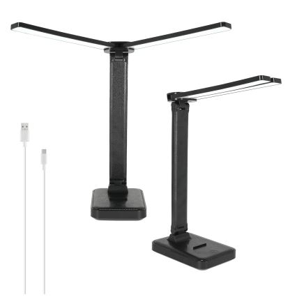 Brilagi - LED Stmívatelná stolní lampa MODO DUO LED/8W/5V 3000/4000/6500K černá