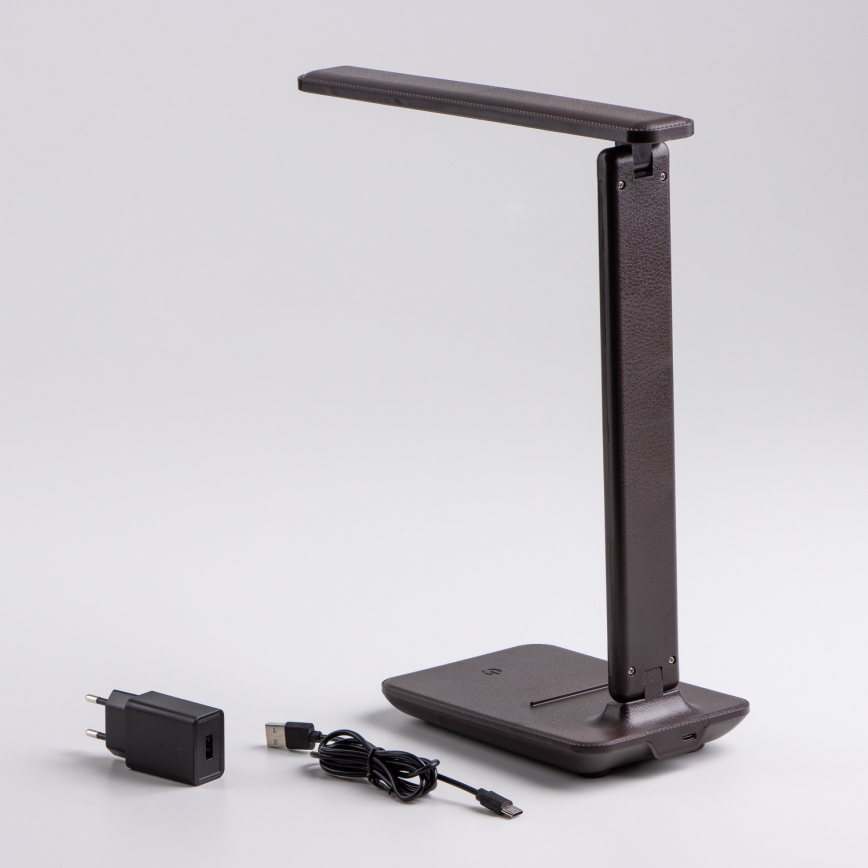 Brilagi - LED Stmívatelná stolní lampa MODO LED/7W/230V 3000/4000/6500K hnědá