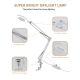 Brilagi - LED Stmívatelná stolní lampa s lupou LENS LED/12W/5V 3000/4200/6000K bílá