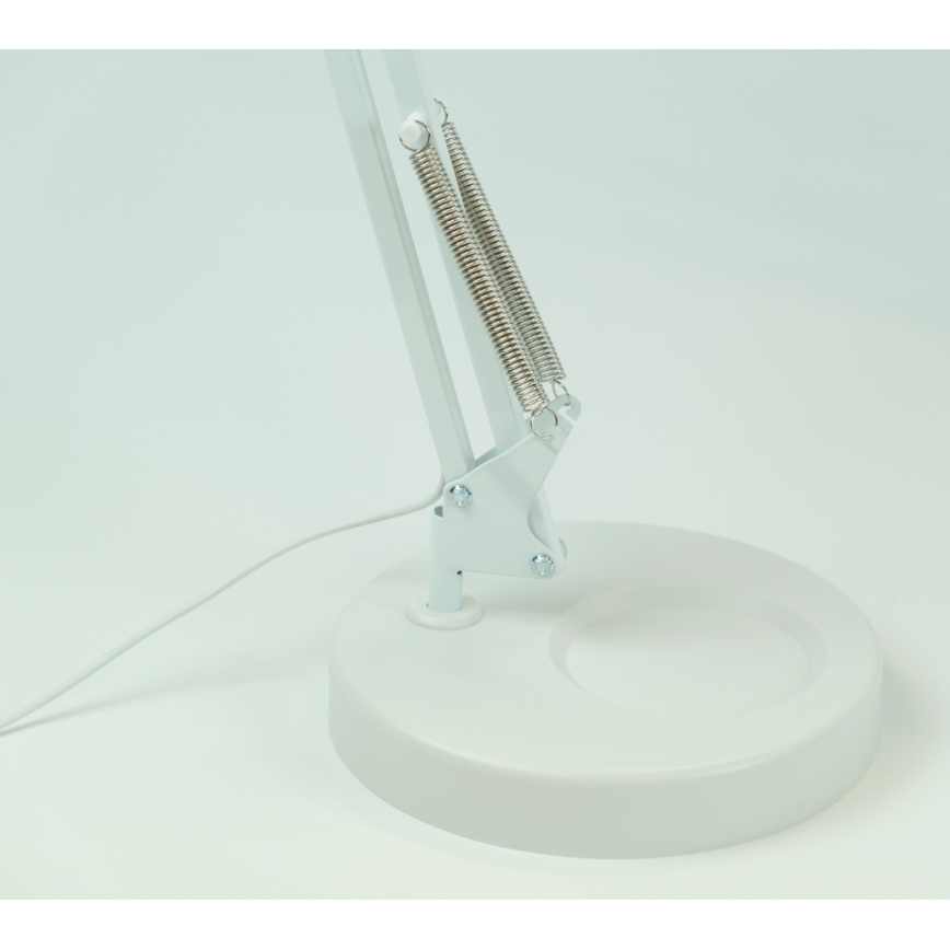 Brilagi - LED Stmívatelná stolní lampa s lupou LENS LED/12W/5V 3000/4200/6000K bílá