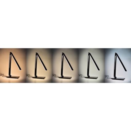 Brilagi - LED Stmívatelná stolní lampa USB konektor LED/12W/230V bílá