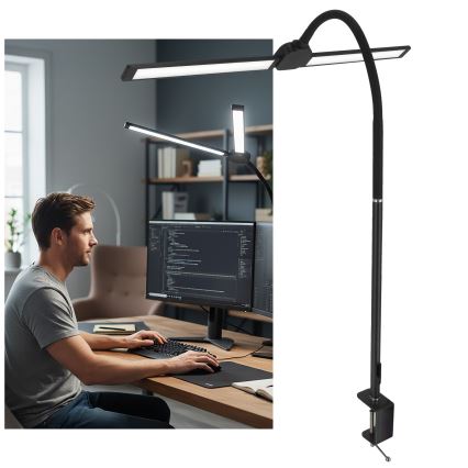 Brilagi - LED Stmívatelná stolní lampa USB VARIO LED/14W/5V 3000-6000K černá