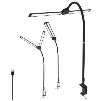 Brilagi - LED Stmívatelná stolní lampa USB VARIO LED/14W/5V 3000-6000K černá