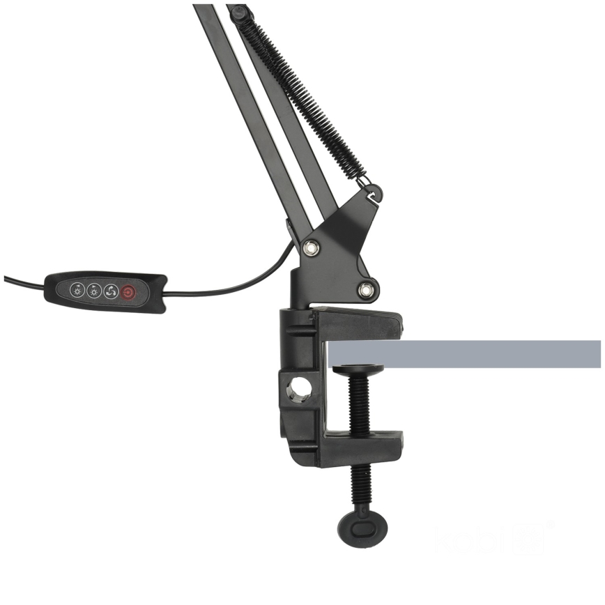 Brilagi - LED Stmívatelná flexibilní stolní lampa VARIO LED/15W/230V 3000-6000K černá