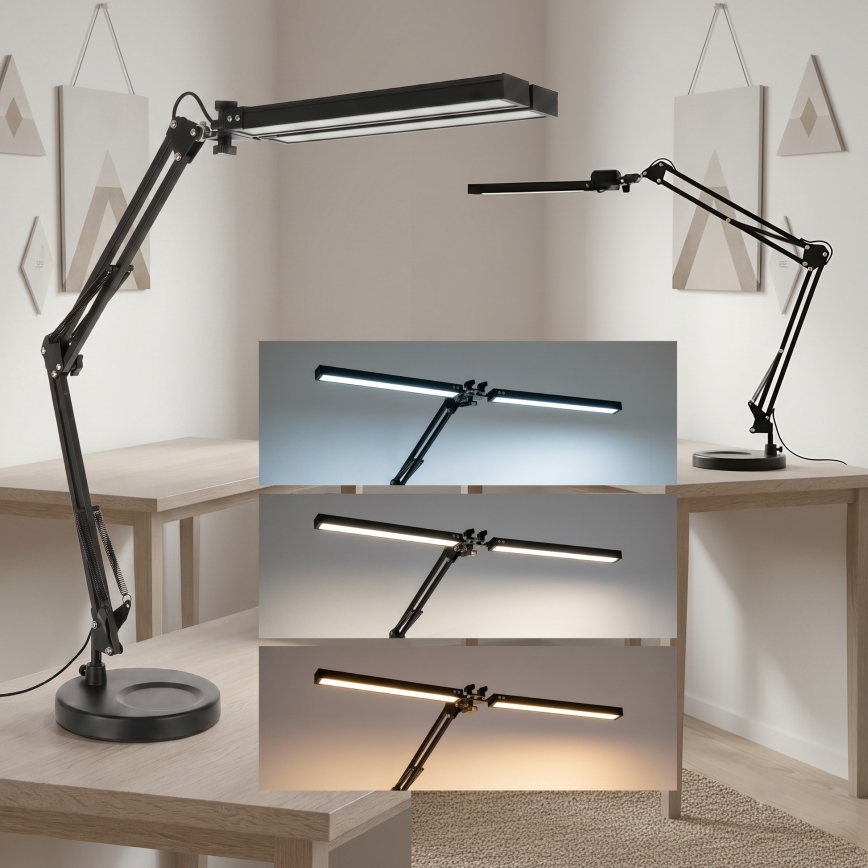 Brilagi - LED Stmívatelná stolní lampa VARIO LED/15W/230V 3000-6000K černá