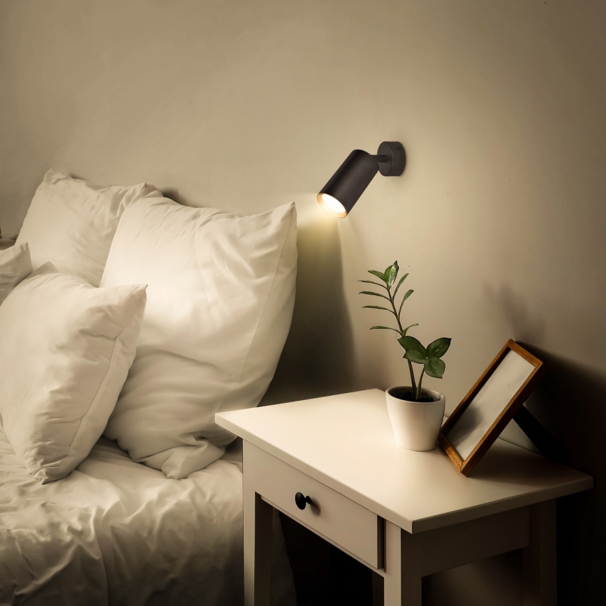 Brilagi - LED RGBW Stmívatelné bodové svítidlo SELE 1xGU10/4,8W/230V 3000K černá/zlatá + dálkové ovládání