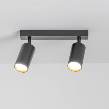 Brilagi - LED Stmívatelné bodové svítidlo SELE 2xGU10/6,5W/230V 2700-6500K černá/zlatá