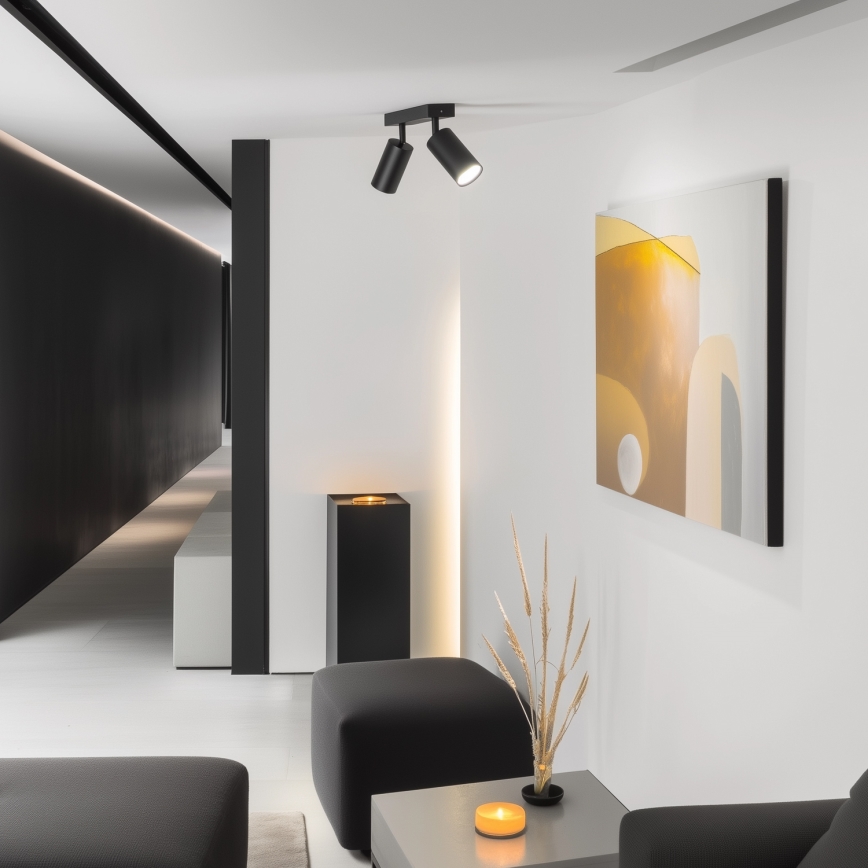 Brilagi - LED Stmívatelné bodové svítidlo SELE 2xGU10/6,5W/230V 2700-6500K černá