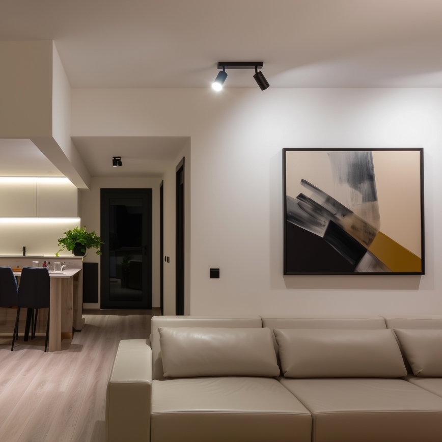 Brilagi - LED Stmívatelné bodové svítidlo SELE 2xGU10/6,5W/230V 2700-6500K černá