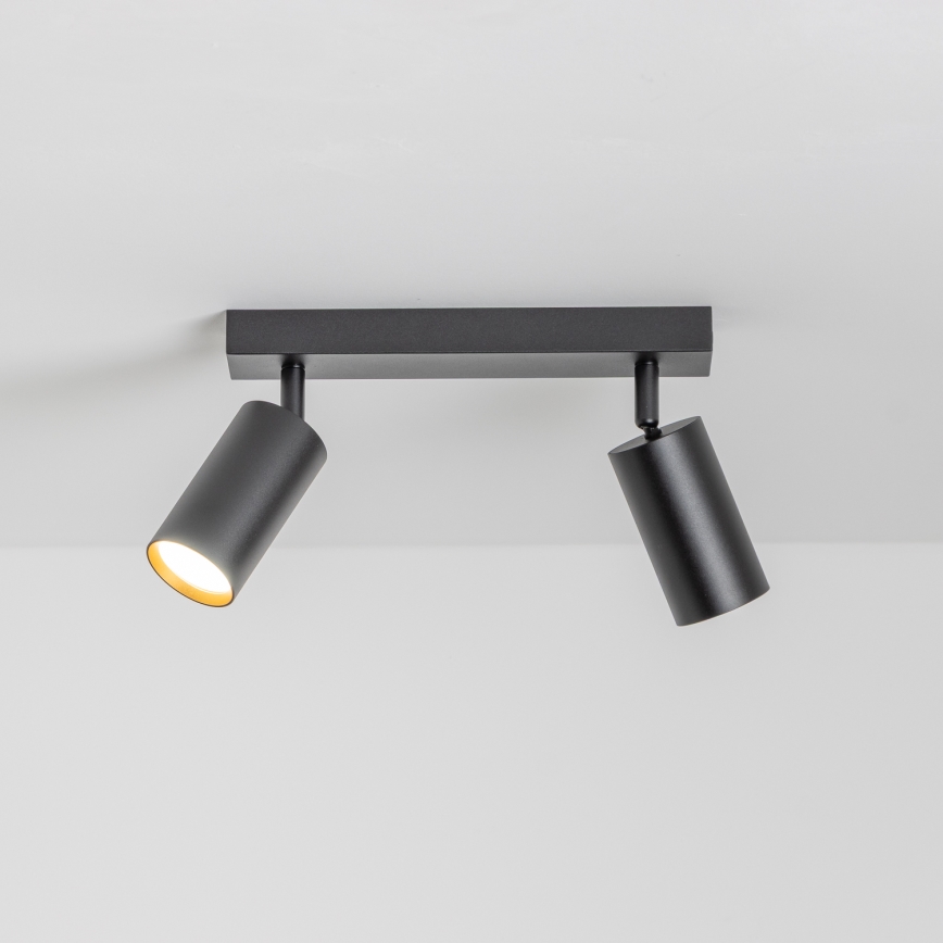 Brilagi - LED Stmívatelné bodové svítidlo SELE 2xGU10/6,5W/230V 2700-6500K černá/zlatá