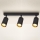 Brilagi - LED Stmívatelné bodové svítidlo SELE 3xGU10/6,5W/230V 2700-6500K černá/zlatá