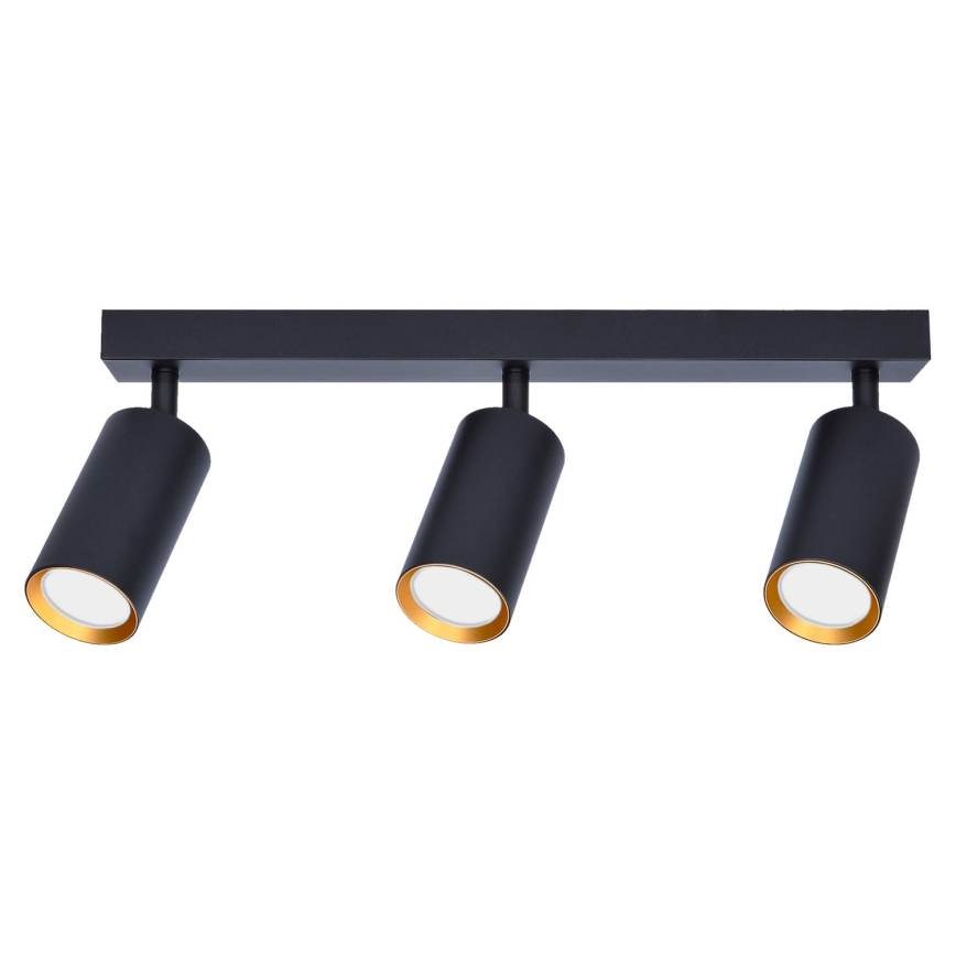 Brilagi - LED Stmívatelné bodové svítidlo SELE 3xGU10/6,5W/230V 2700-6500K černá/zlatá