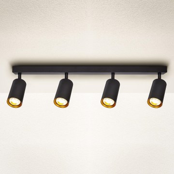Brilagi - LED Stmívatelné bodové svítidlo SELE 4xGU10/6,5W/230V 2700-6500K černá/zlatá