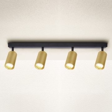 Brilagi - LED Stmívatelné bodové svítidlo SELE GOLDEN 4xGU10/6,5W/230V 2700-6500K černá/zlatá