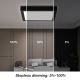 Brilagi - LED Stmívatelné koupelnové stropní svítidlo FRAME SMART LED/24W/230V 3000-6000K IP44 černá + dálkové ovládání