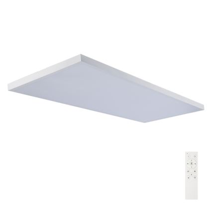 Brilagi - LED Stmívatelné koupelnové stropní svítidlo FRAME SMART LED/96W/230V 120x60 cm 3000-6000K IP44 bílá + dálkové ovládání
