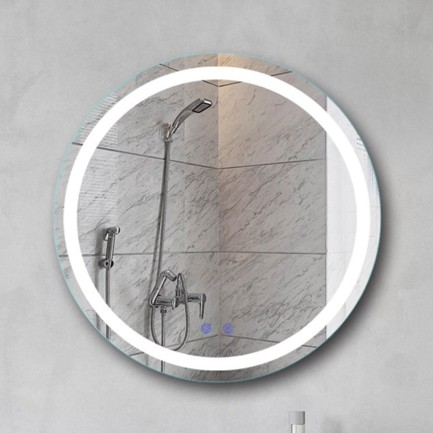 Brilagi - LED Stmívatelné koupelnové vyhřívané zrcadlo s podsvícením AVA ECO LED/11,5W/230V pr. 60 cm 3000/4000/6500K IP44