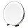 Brilagi - LED Stmívatelné make-up zrcadlo CALIFORNIA LED/17W/230V 3000/4000/6500K pr. 42 cm černá
