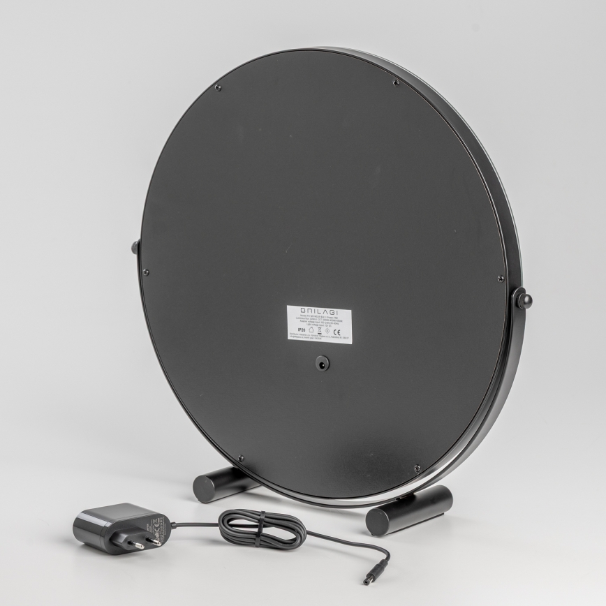 BRILAGI - LED Stmívatelné make-up zrcadlo CALIFORNIA LED/17W/230V 3000/4000/6500K pr. 42 cm černá