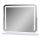 Brilagi - LED Stmívatelné make-up zrcadlo CALIFORNIA LED/22W/230V 3000/4000/6500K 58x43 cm bílá