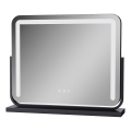 Brilagi - LED Stmívatelné make-up zrcadlo CALIFORNIA LED/22W/230V 3000/4000/6500K 58x43 cm černá
