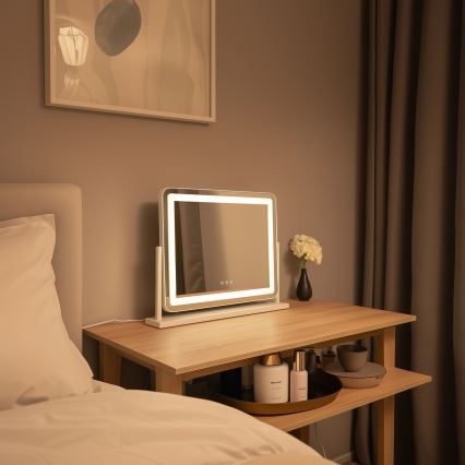 BRILAGI - LED Stmívatelné make-up zrcadlo CALIFORNIA LED/25W/230V 3000/4000/6500K 55x44 cm bílá
