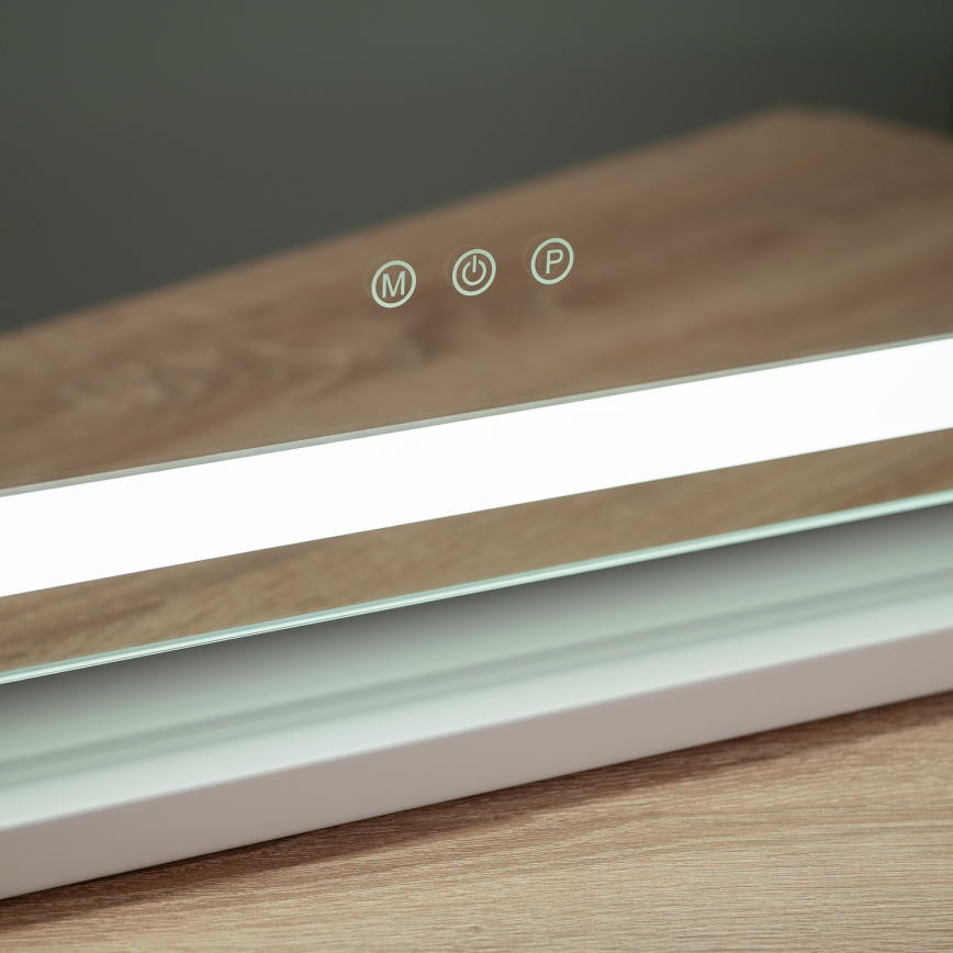 BRILAGI - LED Stmívatelné make-up zrcadlo CALIFORNIA LED/25W/230V 3000/4000/6500K 55x44 cm bílá