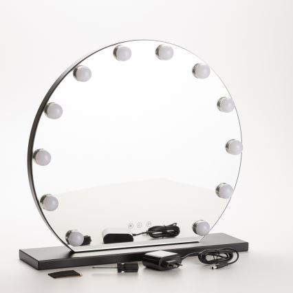 Brilagi - LED Stmívatelné make-up zrcadlo HOLLYWOOD LED/12W/230V 3000/4000/6500K