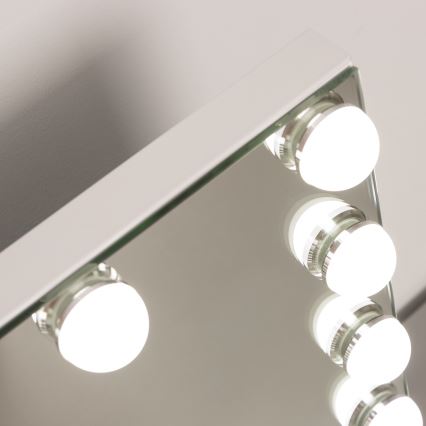 Brilagi - LED Stmívatelné make-up zrcadlo HOLLYWOOD LED/15W/230V 3000/4000/6500K bílá