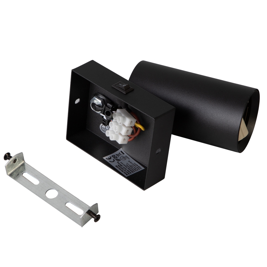 Brilagi - LED RGBW Stmívatelné nástěnné bodové svítidlo SELE 1xGU10/4,8W/230V 3000K černá + dálkové ovládání