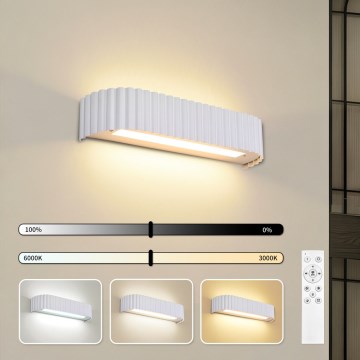 Brilagi - LED Stmívatelné nástěnné svítidlo FALCON MODERN LED/14W/230V 3000-6000K 40 cm bílá + dálkové ovládání