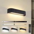 Brilagi - LED Stmívatelné nástěnné svítidlo FALCON MODERN LED/14W/230V 3000-6000K 40 cm černá + dálkové ovládání