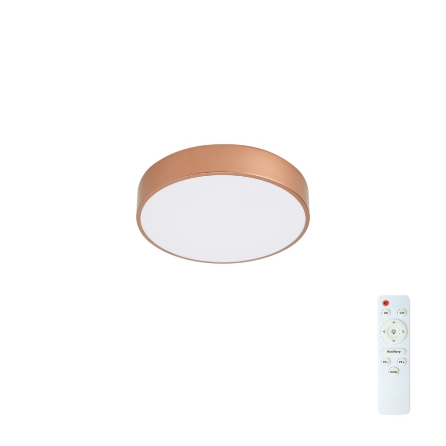 Brilagi - LED Stmívatelné stropní svítidlo POOL LED/36W/230V 3000-6000K pr. 30 cm bronzová + dálkové ovládání