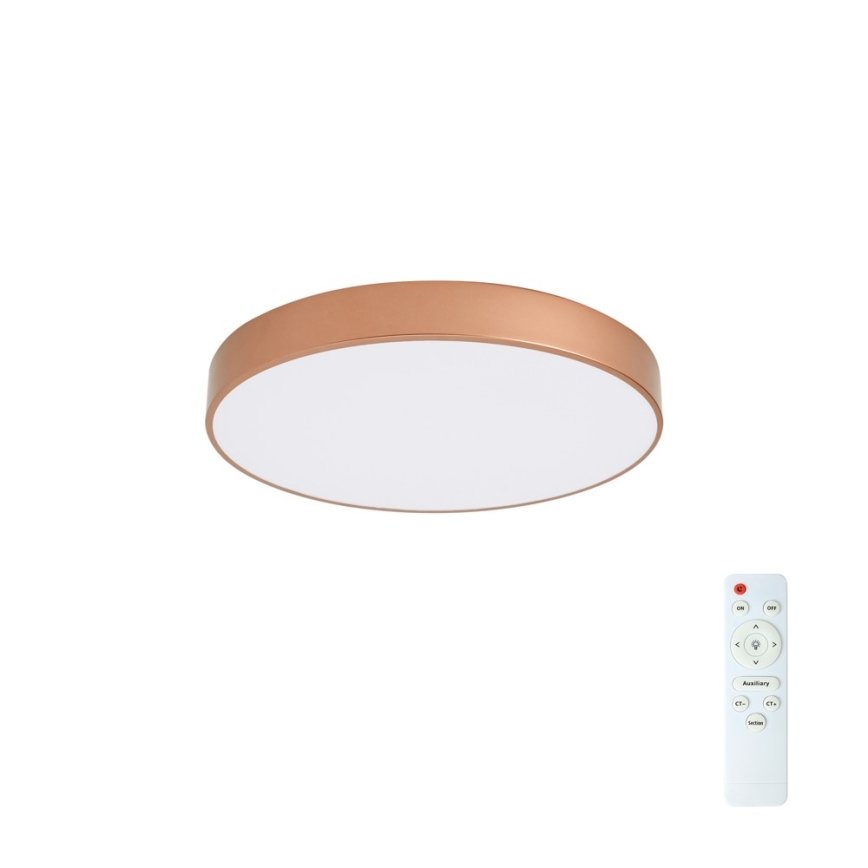 Brilagi - LED Stmívatelné stropní svítidlo POOL LED/60W/230V 3000-6000K pr. 50 cm bronzová + dálkové ovládání