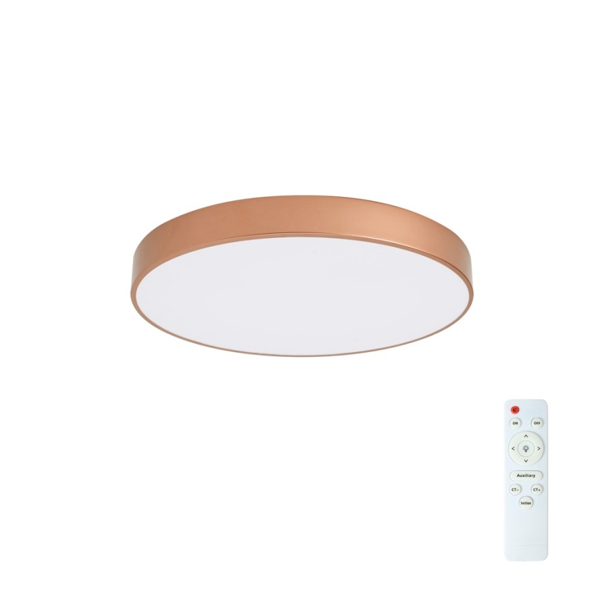 Brilagi - LED Stmívatelné stropní svítidlo POOL LED/60W/230V 3000-6000K pr. 60 cm bronzová + dálkové ovládání