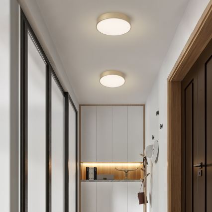 Brilagi - LED Stmívatelné stropní svítidlo POOL LED/36W/230V 3000-6000K pr. 30 cm zlatá + dálkové ovládání