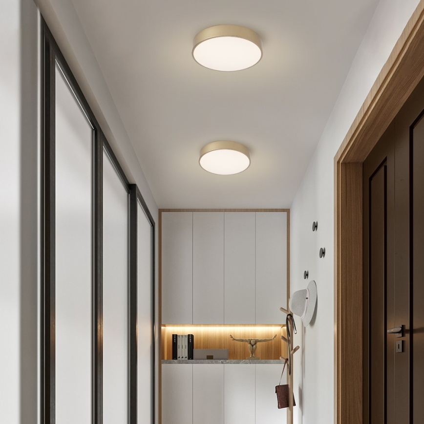 Brilagi - LED Stmívatelné stropní svítidlo POOL LED/36W/230V 3000-6000K pr. 30 cm zlatá + dálkové ovládání