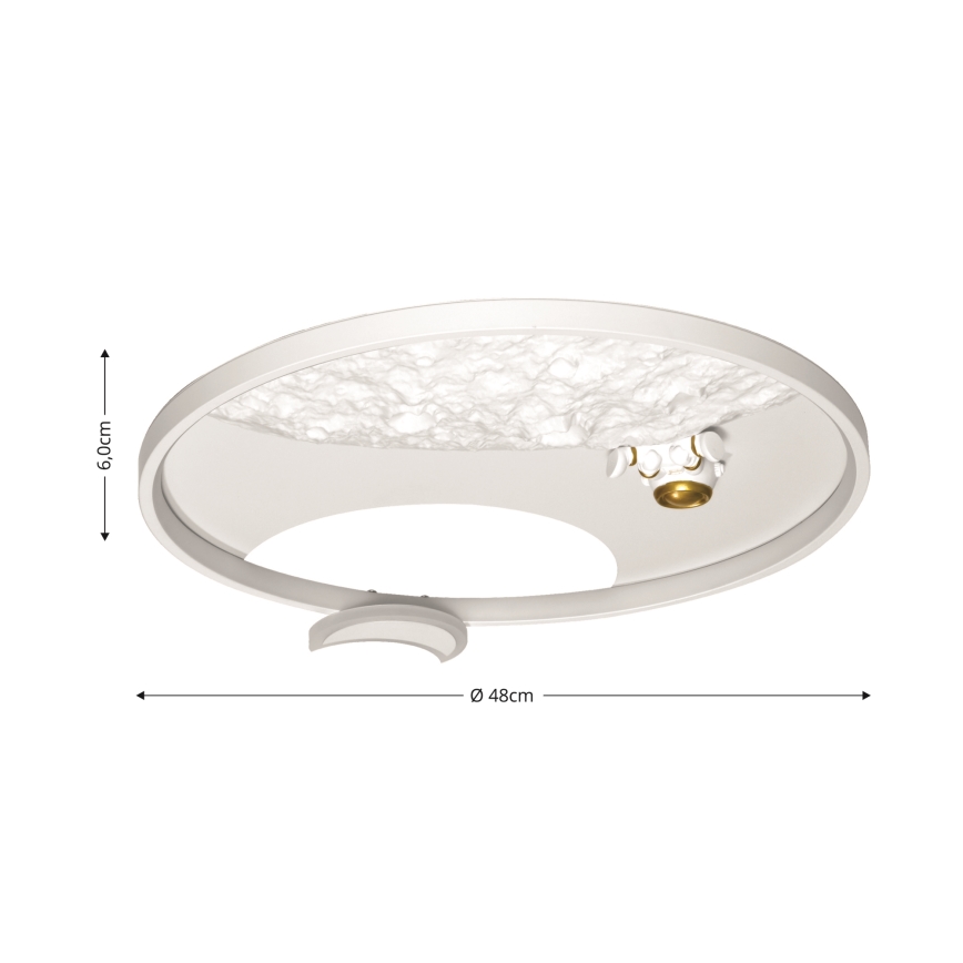 Brilagi - LED Stmívatelné stropní svítidlo ASTRO LED/20W/230V 3000/4000/6000K + dálkové ovládání