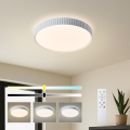 Brilagi - LED Stmívatelné stropní svítidlo CORVO LED/54W/230V 3000-6000K bílá pr. 40 cm + dálkové ovládání