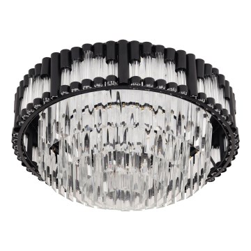 Brilagi - LED Stmívatelné stropní svítidlo CROWN LED/41W/230V 3000-6000K pr. 48 cm černá + dálkové ovládání
