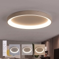 BRILAGI - LED Stmívatelné stropní svítidlo FALCON II LED/108W/230V 3000-6500K pr. 80 cm béžová + dálkové ovládání
