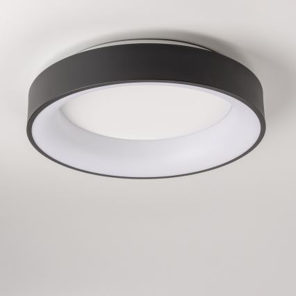 Brilagi - LED Stmívatelné stropní svítidlo FALCON LED/80W/230V 3000-6500K pr. 60 cm černá + dálkové ovládání