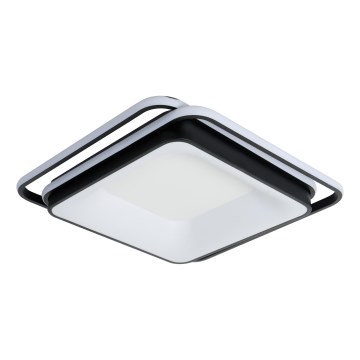 Brilagi - LED Stmívatelné stropní svítidlo FLARE LED/102W/230V 3000-6000K 50x50 cm černá + dálkové ovládání