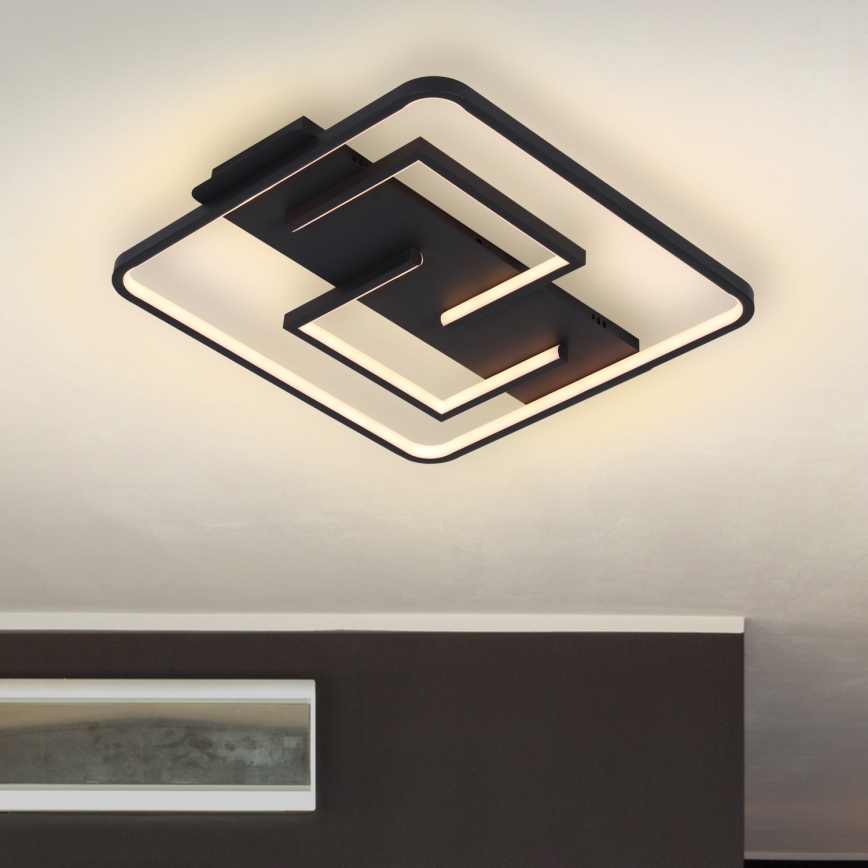 Brilagi - LED Stmívatelné stropní svítidlo FLARE LED/34W/230V 48x48 cm 3000-6000K + dálkové ovládání