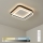 Brilagi - LED Stmívatelné stropní svítidlo FLARE LED/43W/230V 3000-6000K 39,5x45 cm bílá/černá + dálkové ovládání