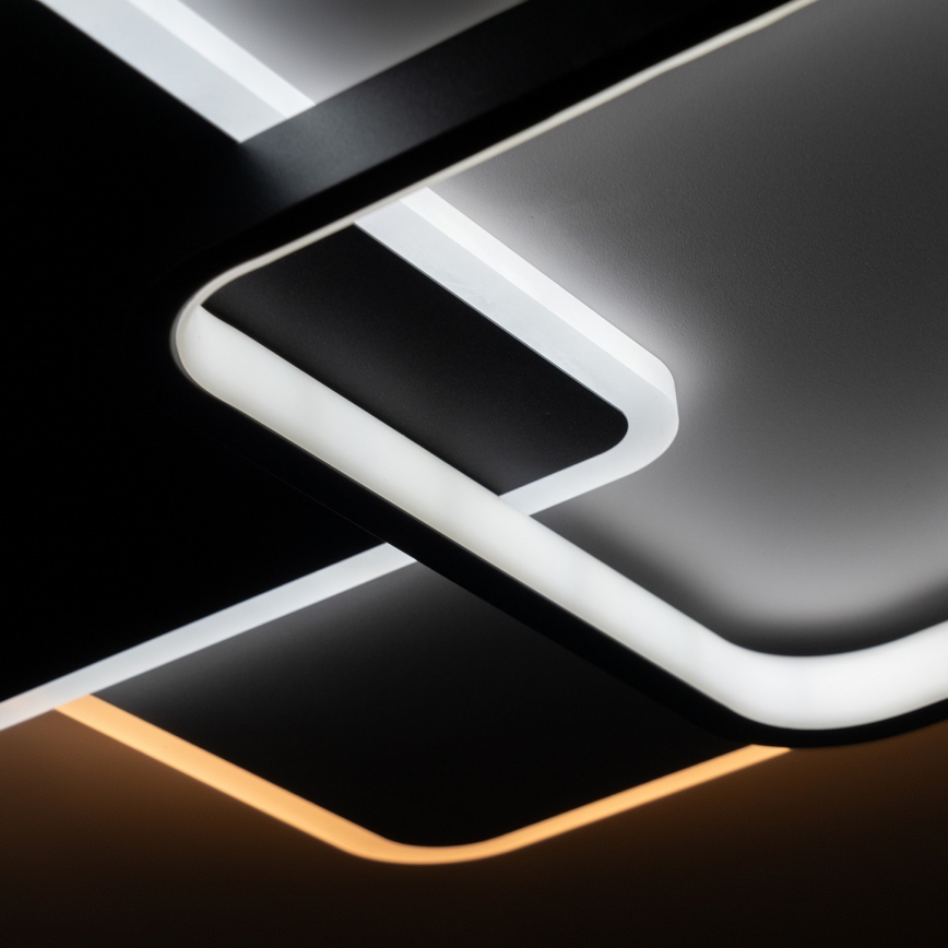 Brilagi - LED Stmívatelné stropní svítidlo FLARE LED/64W/230V 45x45 cm 3000/4000/6000K + dálkové ovládání