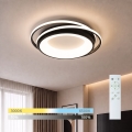 BRILAGI - LED Stmívatelné stropní svítidlo FLARE LED/84W/230V 3000-6000K 47x51 cm černá + dálkové ovládání
